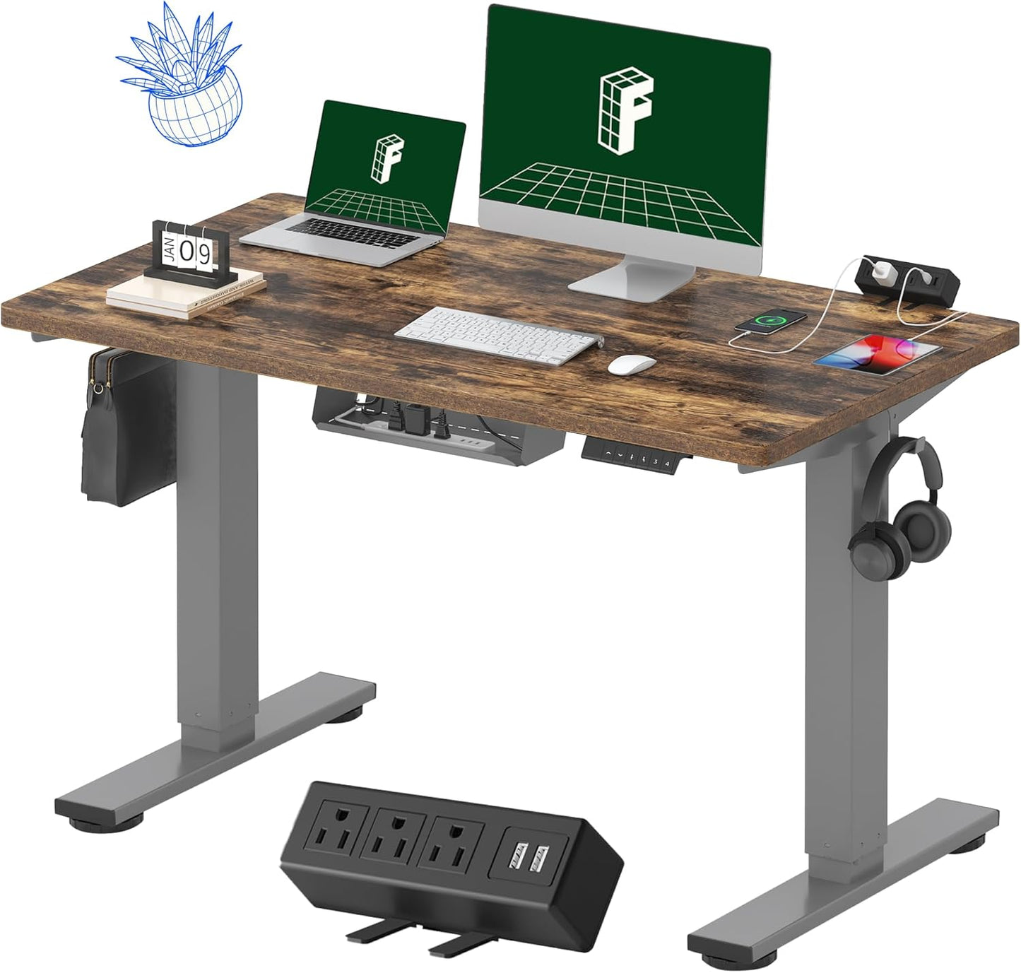 FLEXISPOT EN2 Electric Stand Up Height Adjustable Desk Review