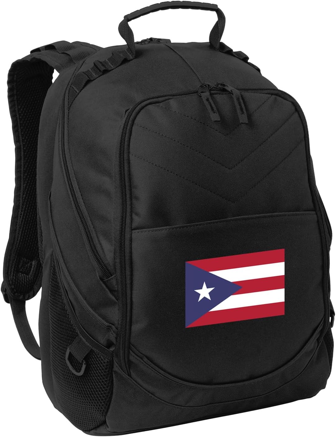 Puerto Rico Flag Backpack with Laptop Compartment for Travel