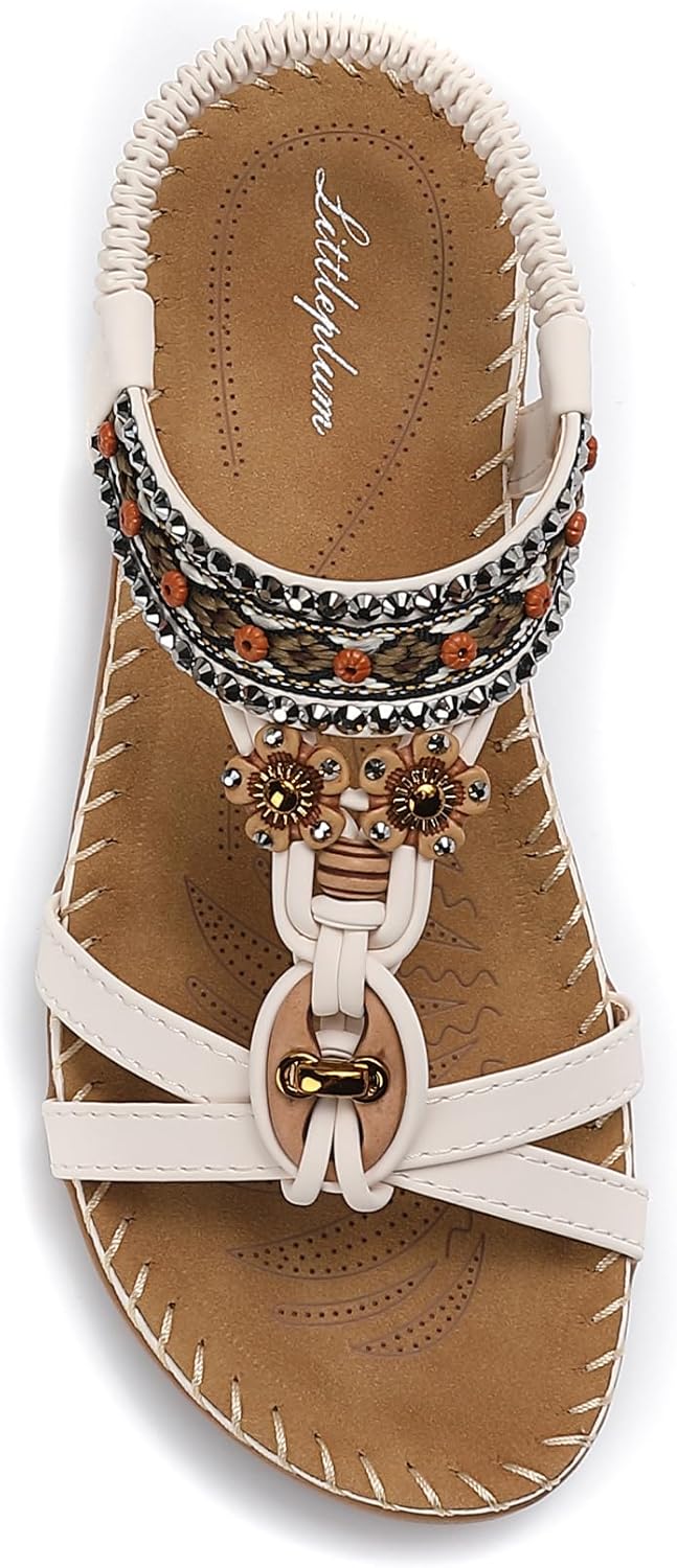 Littleplum Womens Sandals with Arch Support for Summer Comfort