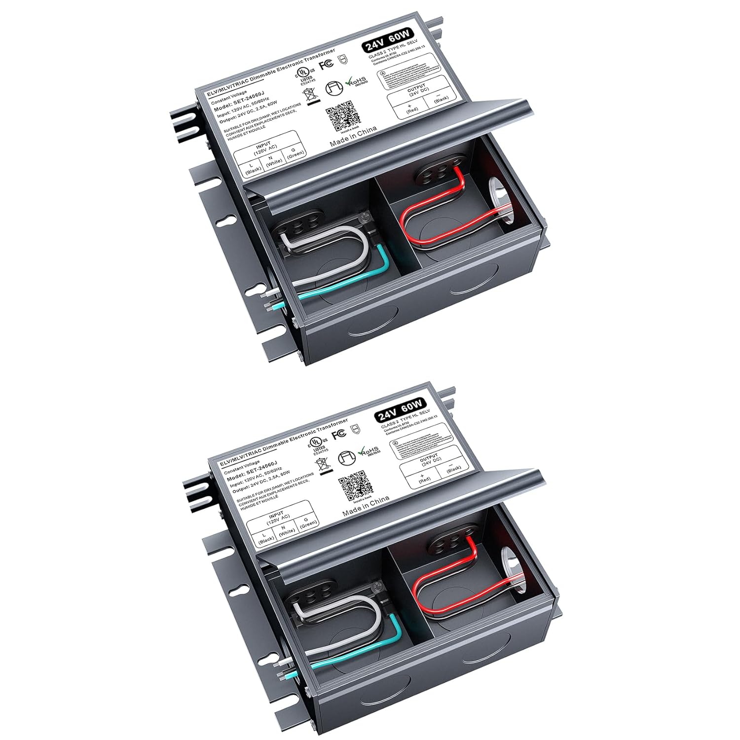 24V Dimmable LED Driver 60W for Smooth Flicker-Free Dimming