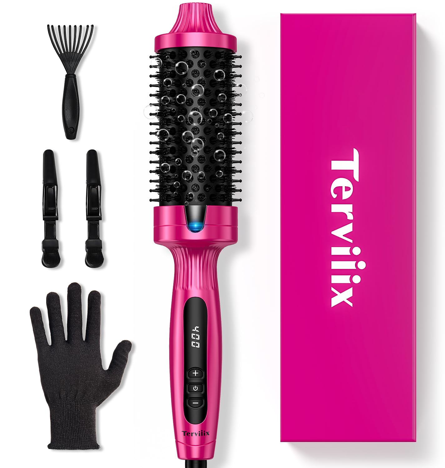 Terviiix Ionic Thermal Brush for Effortless Voluminous Styles
