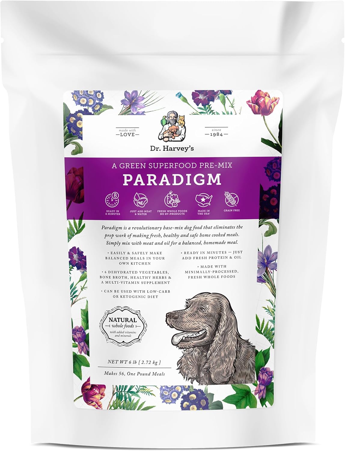 Dr. Harvey's Paradigm Green Superfood Dog Food for Healthy Pets