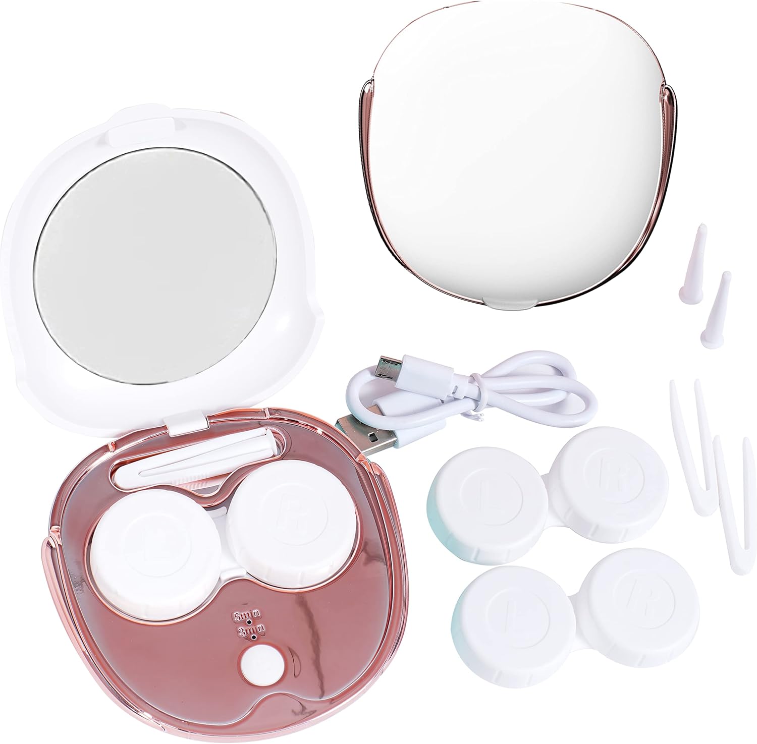 Portable Ultrasonic Contact Lens Cleaner Machine for Daily Use