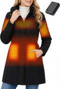 Graphene Heated Jacket For Women 12V 18400mAh - Extended Warmth