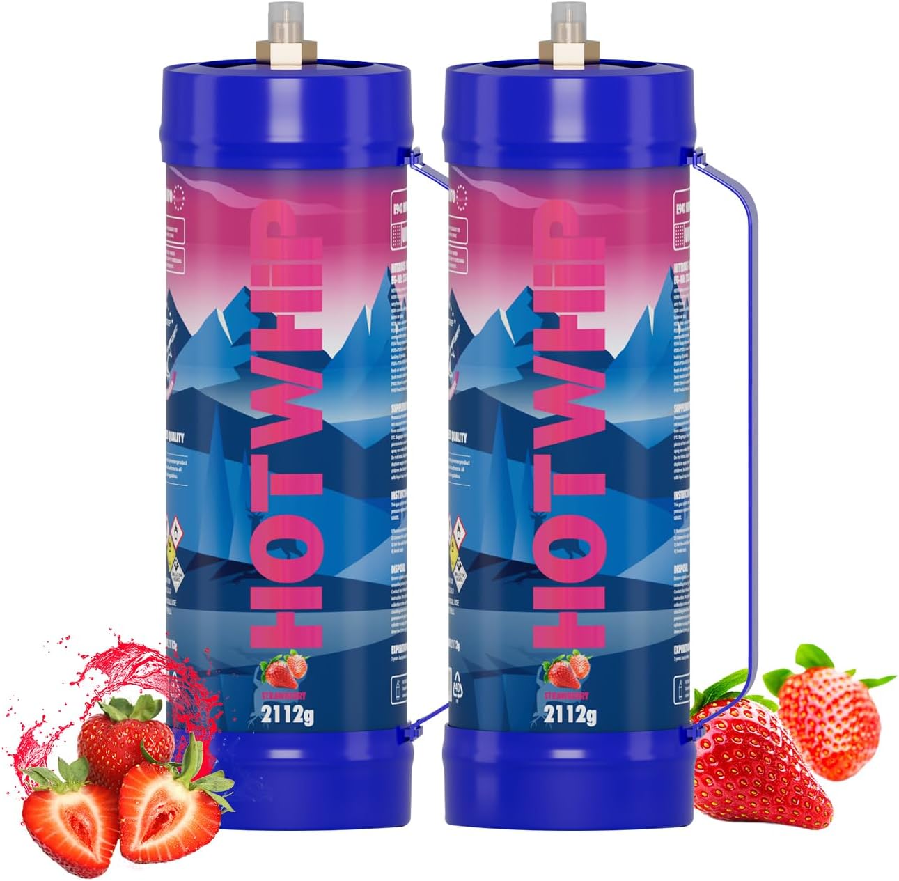 Premium Whipped Cream Charger 2x3.3L for Perfect Desserts