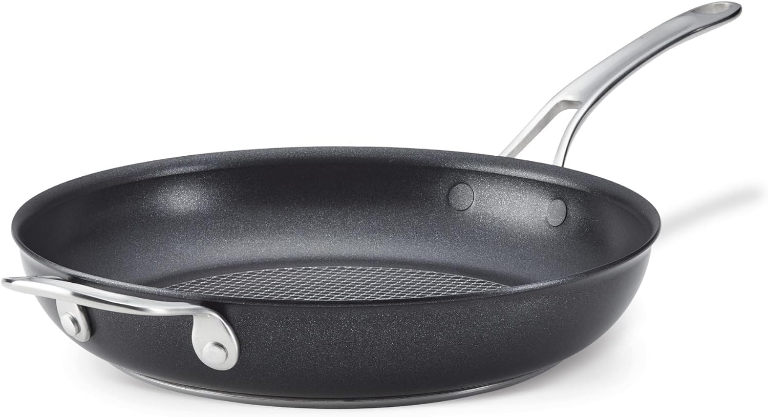 Anolon X Hybrid Nonstick Frying Pan with Helper Handle, 12 in