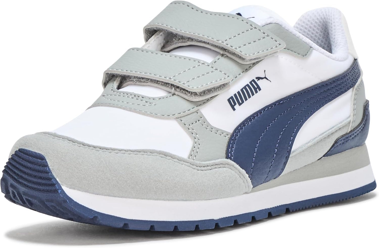 PUMA Kids' St Runner Hook and Loop Sneakers for Active Play