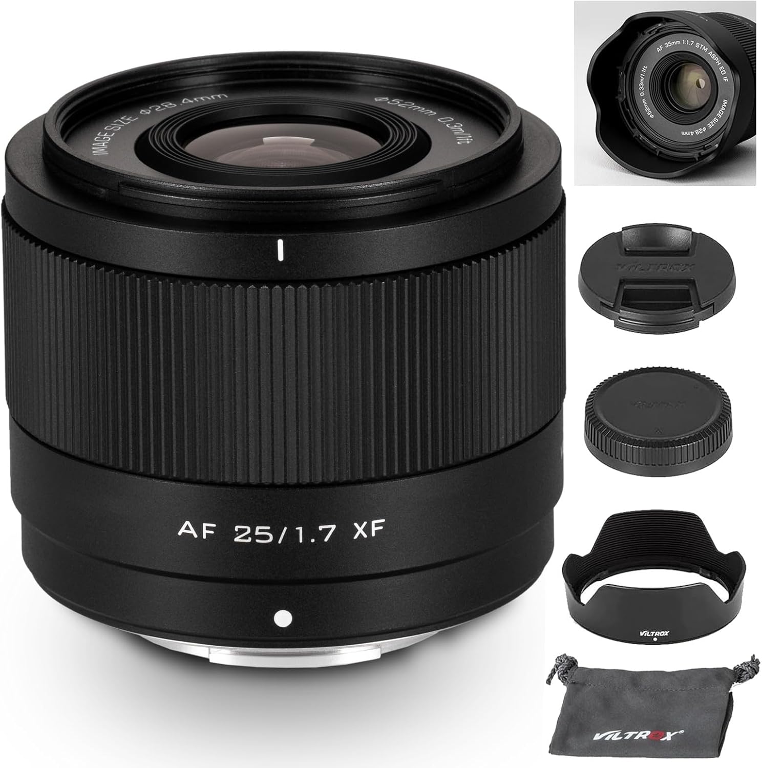 VILTROX 25mm F1.7 XF APS-C Lens for Fuji X-Mount Cameras