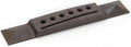 StewMac Pyramid Guitar Bridge Ebony - Compact 6-String Bridge