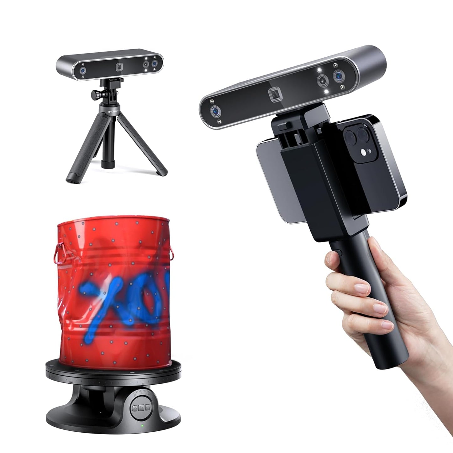 Revopoint POP3 Plus 3D Scanner for Precision 3D Printing