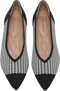 Semwiss Women's Ballet Flats Pointed Toe Leopard Flats (Style YFD8)