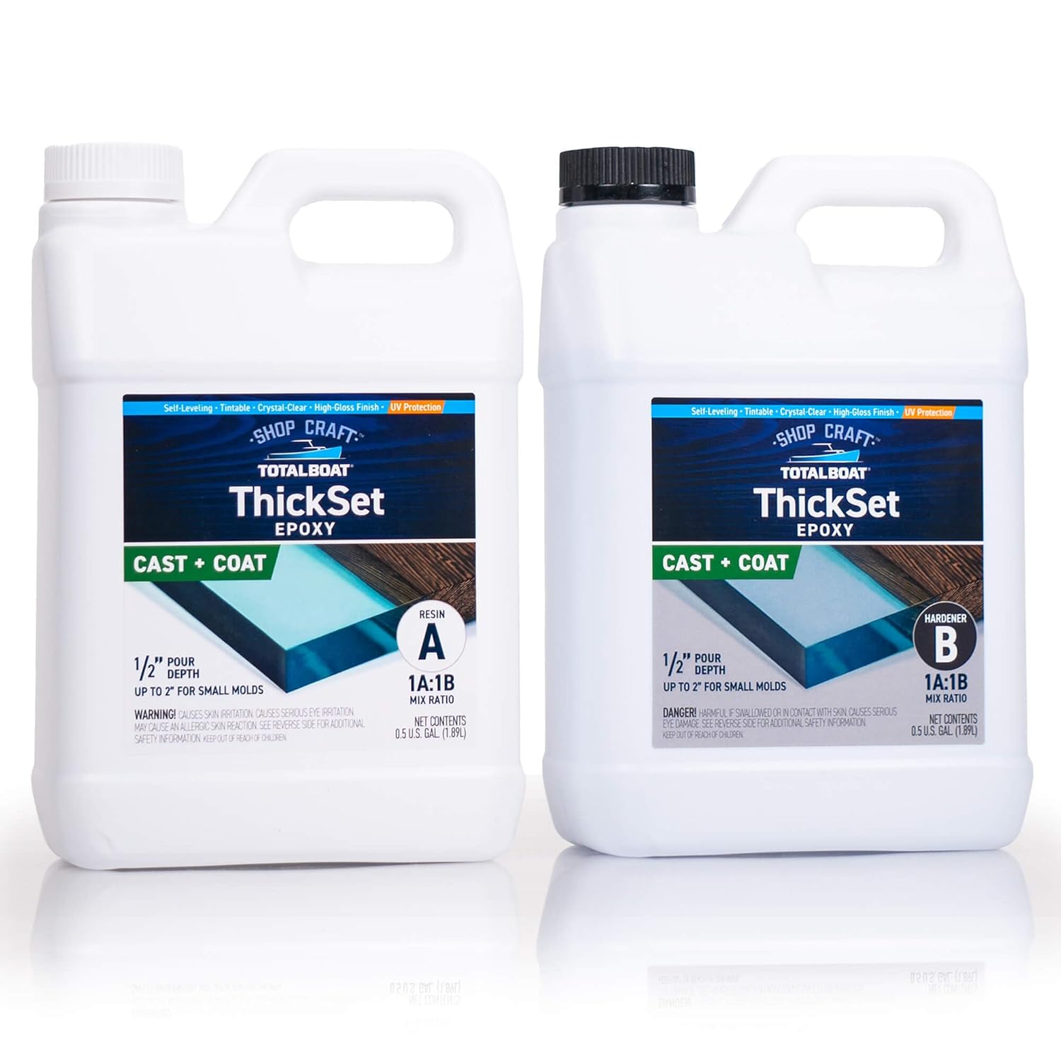TotalBoat Thickset Deep Pour Epoxy Resin Kit for DIY Crafts