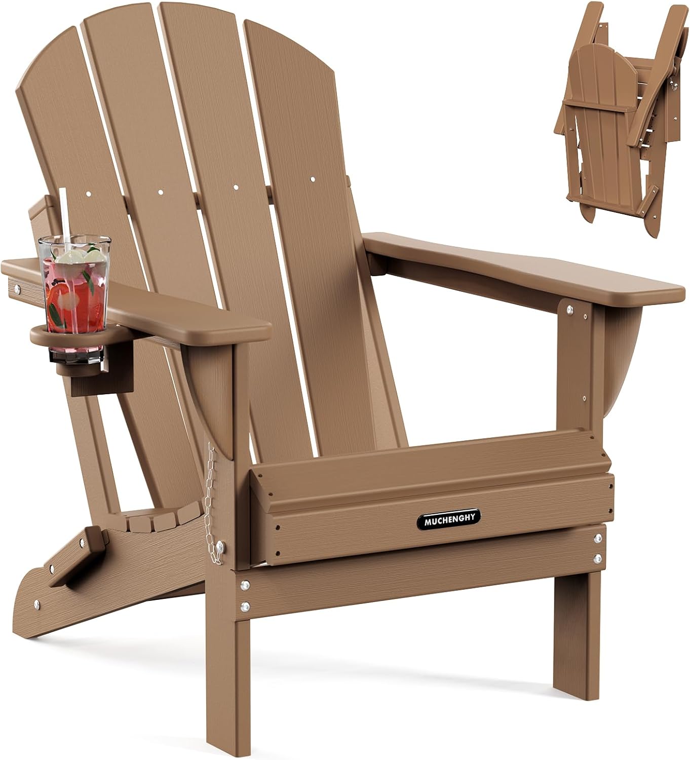 MUCHENGHY Folding Adirondack Chairs for Outdoor Relaxation