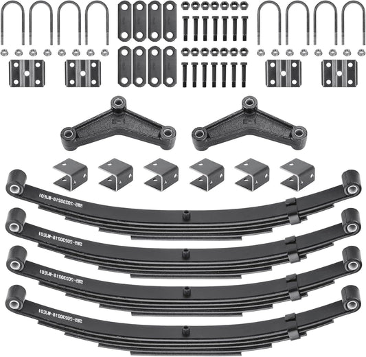 AEagle 5 Leaf Double Eye Spring Kit for Tandem Trailer Axles