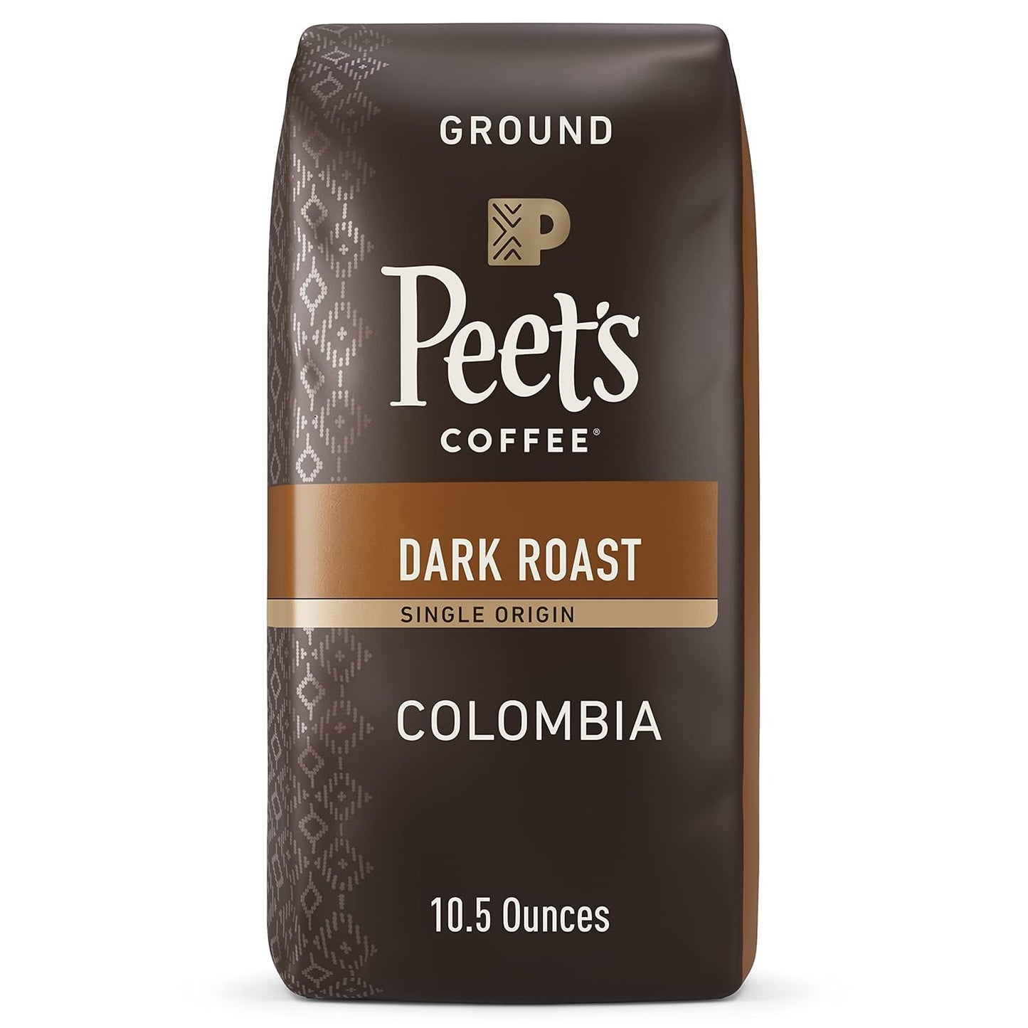 Peet's Dark Roast Colombian Ground Coffee - Bold Flavor