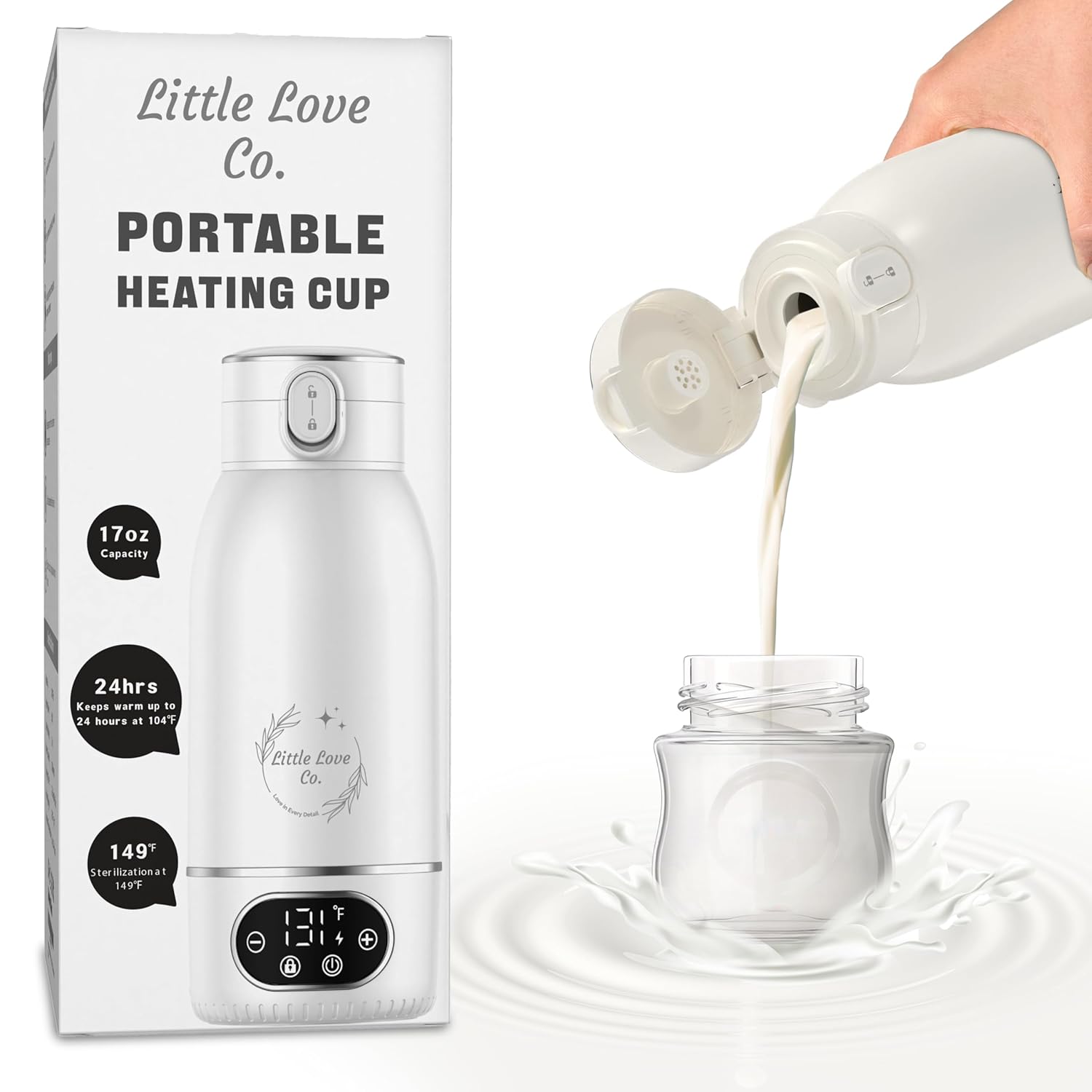 Portable Baby Bottle Warmer with Accurate Temperature Control