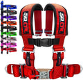 Red 4 Point Harness for Bucket Seat with Quick Release - Comfort