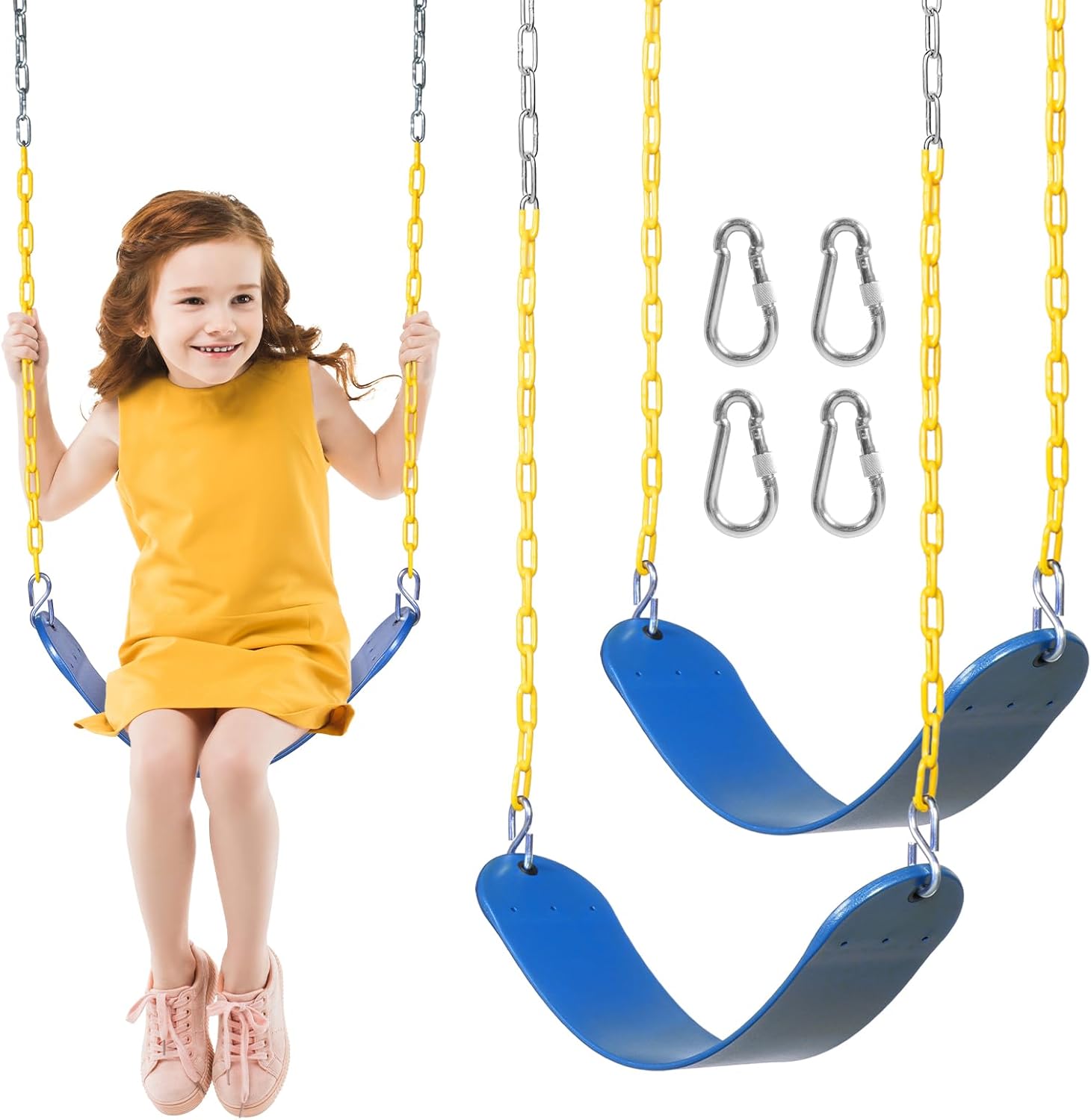 DECORLIFE Swing Seats for Swing Set - Durable and Safe Design
