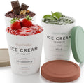 ZICOTO Sorbet Gelato Containers - Stackable Storage