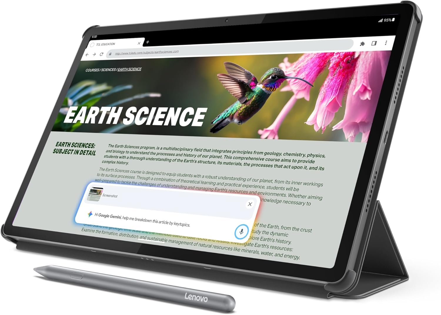 Lenovo Idea Tab Pro - 12.7in 3K Student Tablet with Pen