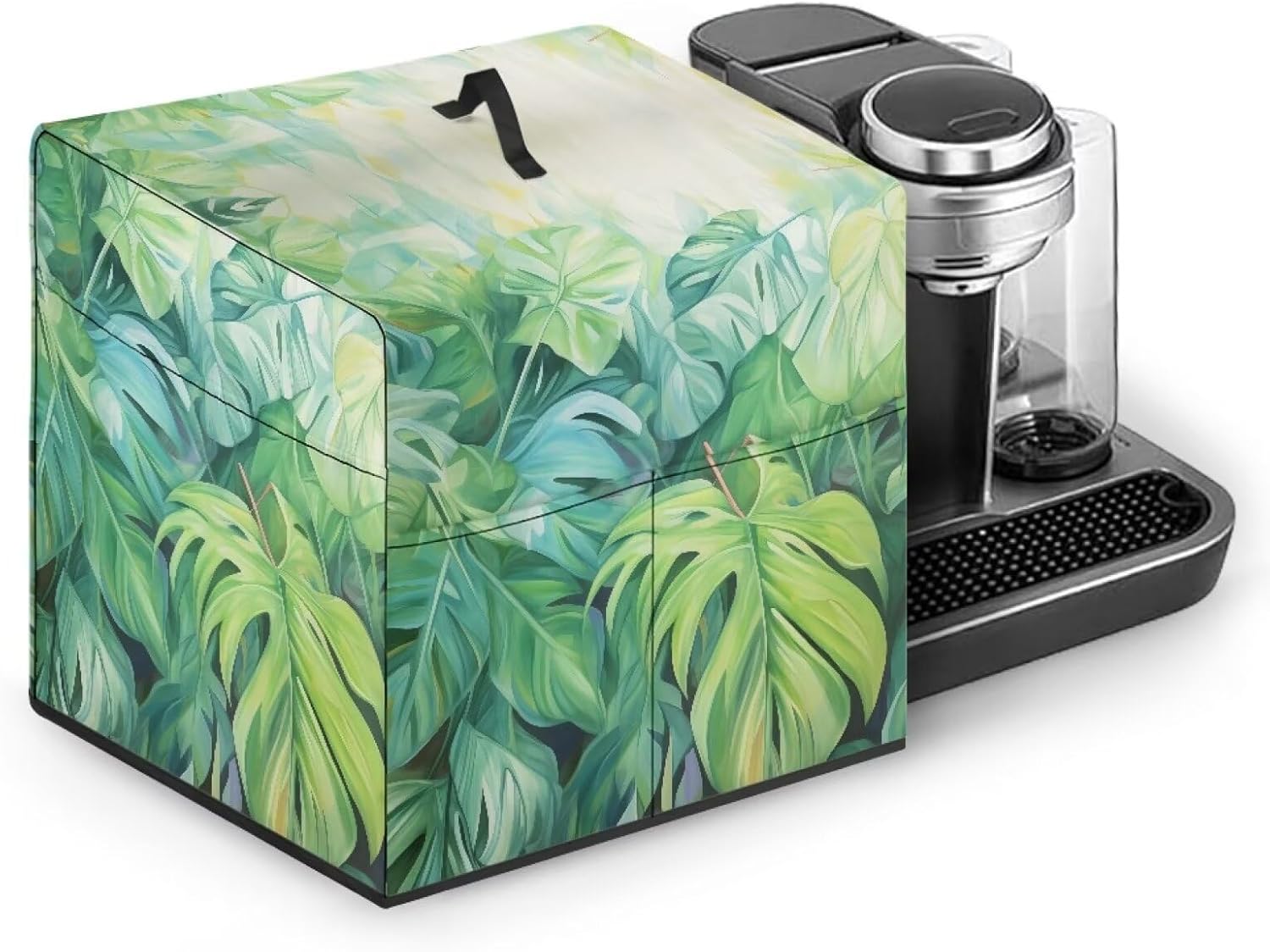 Stylish Dust Cover for Cocktail Maker - Stain Resistant, Easy Clean, Storage Pockets