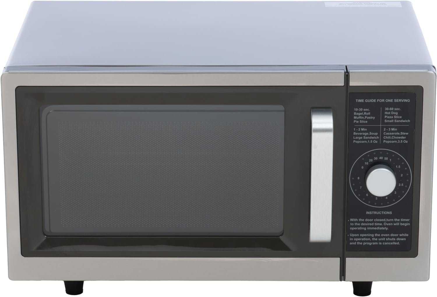 Fast Heating FSE Commercial Microwave, 1000W, Stainless Steel