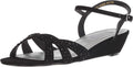 Women's Lena Wedge Sandal - Jeweled Vamp Comfort Wedge