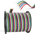 100FT 6 Wire Trailer Wire 14 Gauge CCA Spool - Durable 6-Way Harness