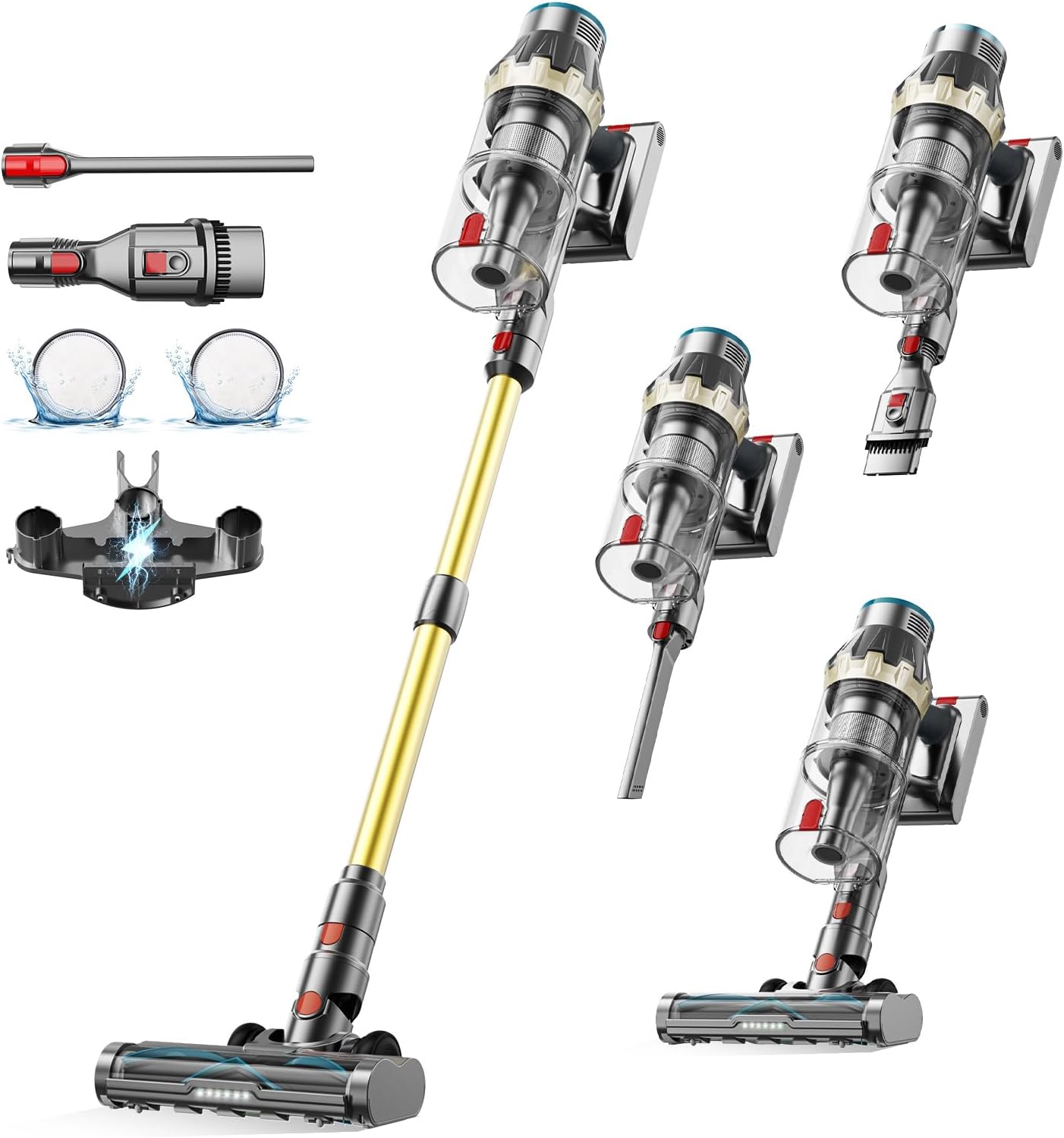 Cordless Vacuum Cleaner with 48Kpa Suction for Deep Cleaning