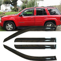 4pcs Shatterproof Rainproof Side Window Wind Deflectors