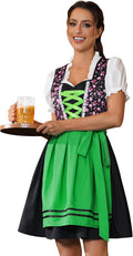 Oktoberfest Dress for Women Dirndl Bavarian Costume - Classic Fit