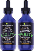 Black Earth Zeolite with Humic Fulvic Acids Trace Minerals - Twinpack