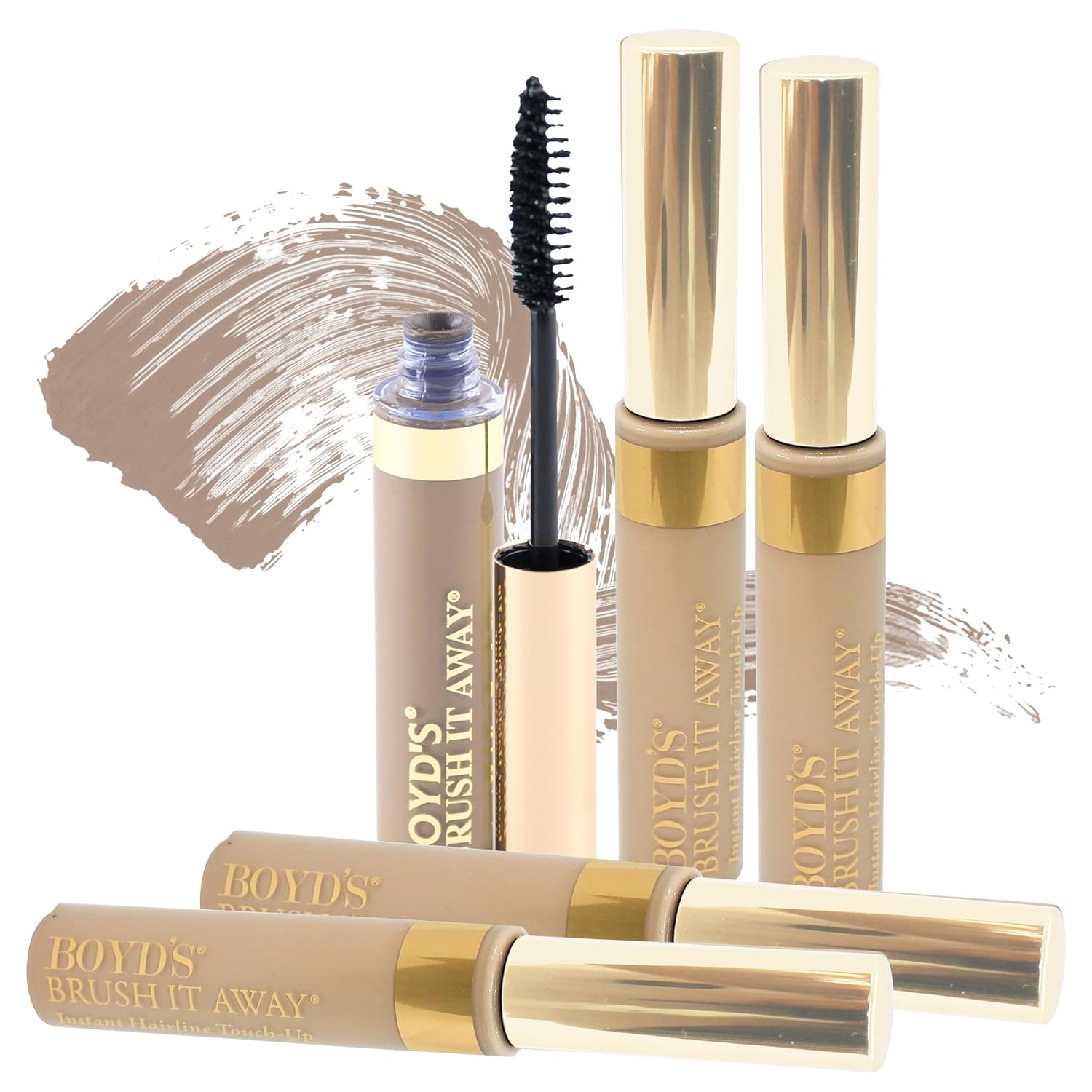 Boyds Brush It Away Grey Hair Root Touch Up for Instant Coverage