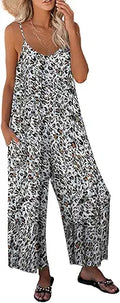 Dokotoo Women's Loose Sleeveless Jumpsuit - Lightweight Summer Romper