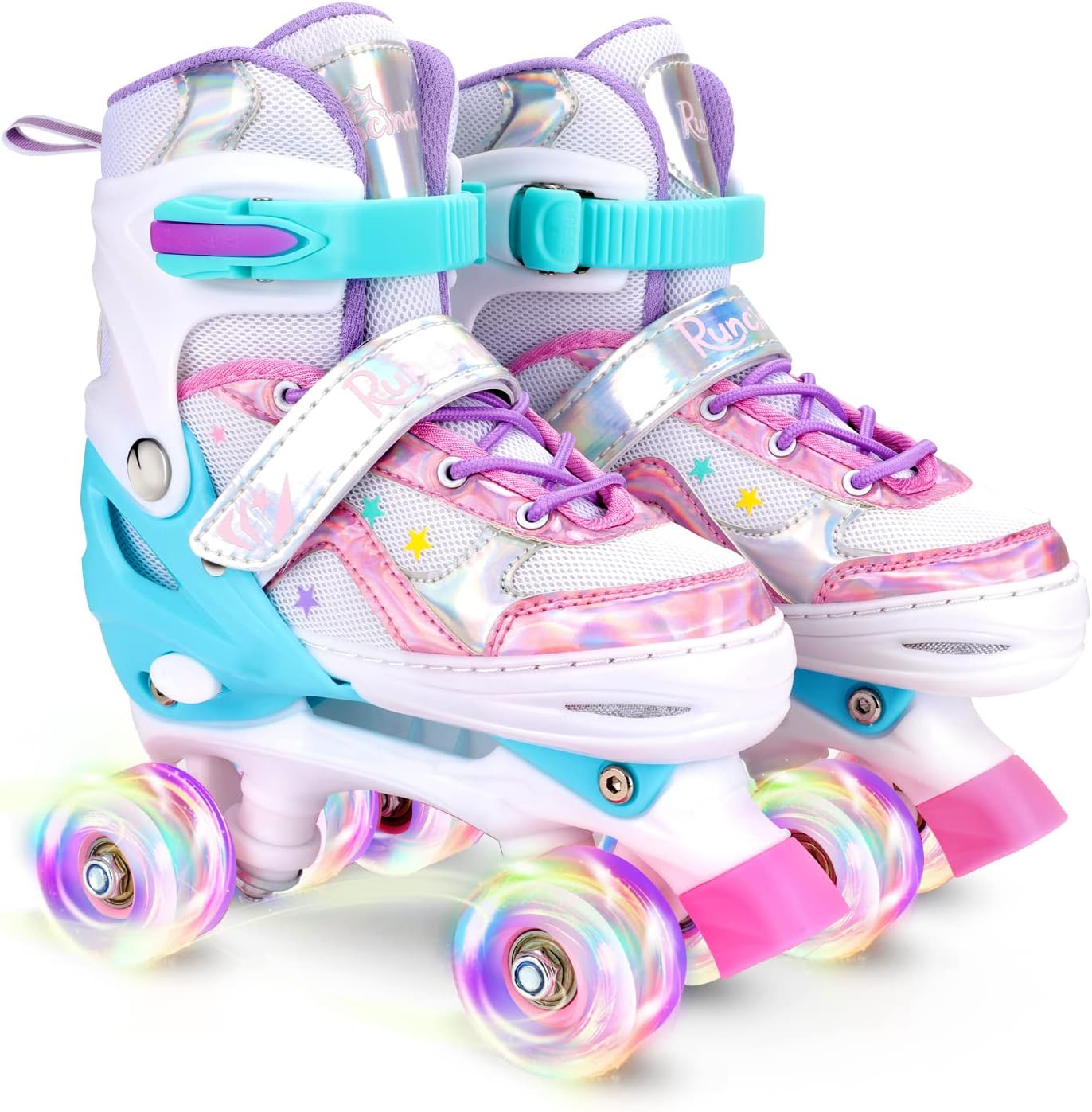 Toddler Roller Skates for Kids with Adjustable Sizes and Lights