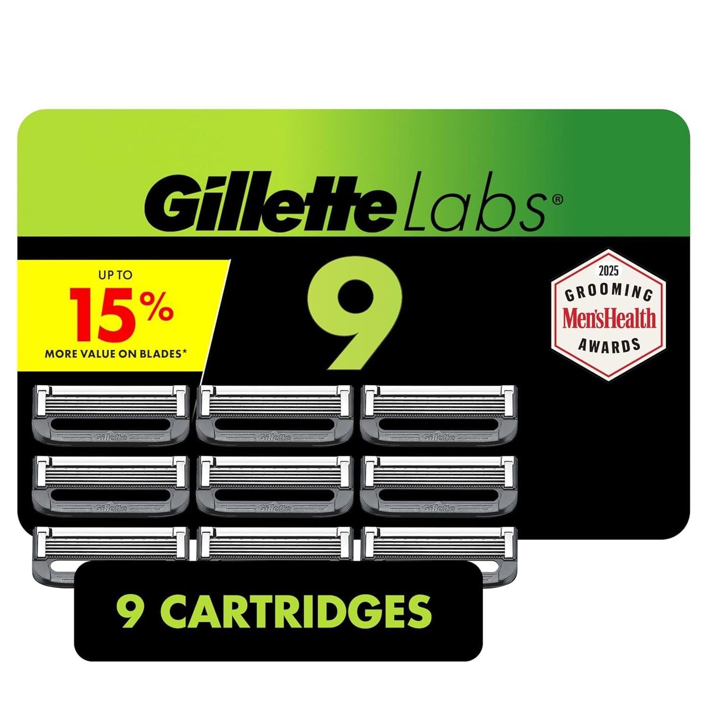 GilletteLabs Razor Blade Refills for Ultimate Precision Shaving