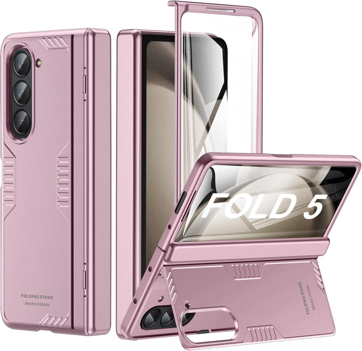 Samsung Z Fold 5 Phone Case with Hidden Kickstand & Protection
