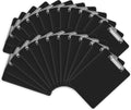 HERKKA 25 Pack Plastic Clipboards, Letter Size 12.5 x 9 in - Durable