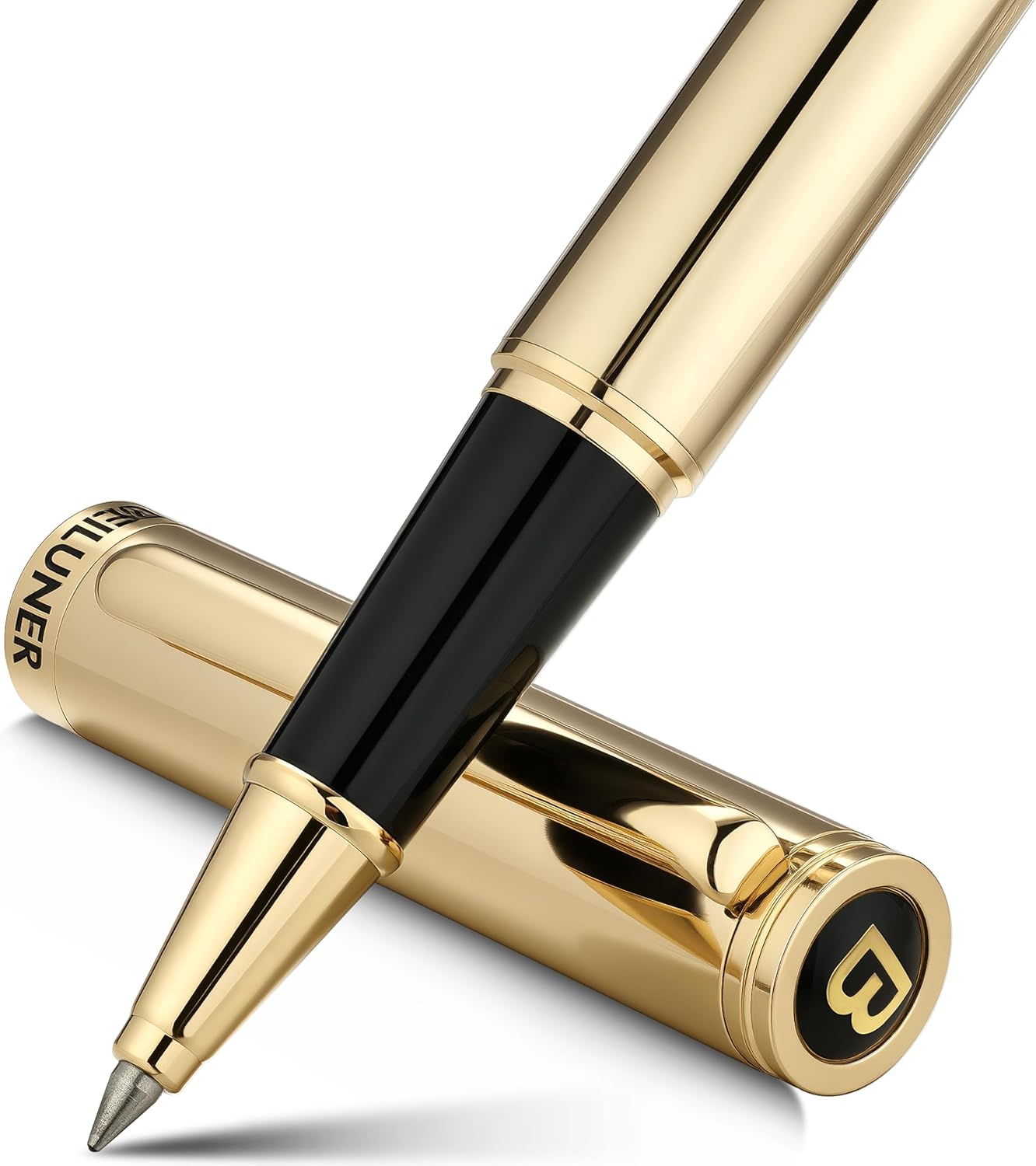 BEILUNER Luxury Gold Rollerball Pen for Elegant Writing
