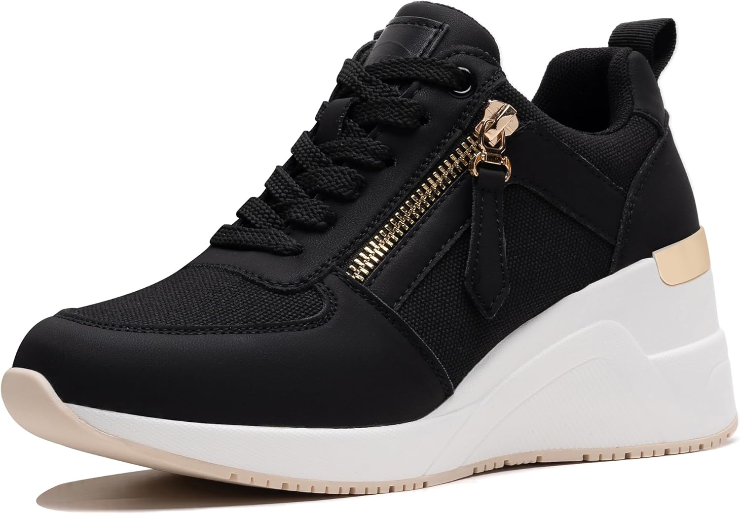 Viscozzy High Heel Wedge Sneakers for Women - Comfort & Style