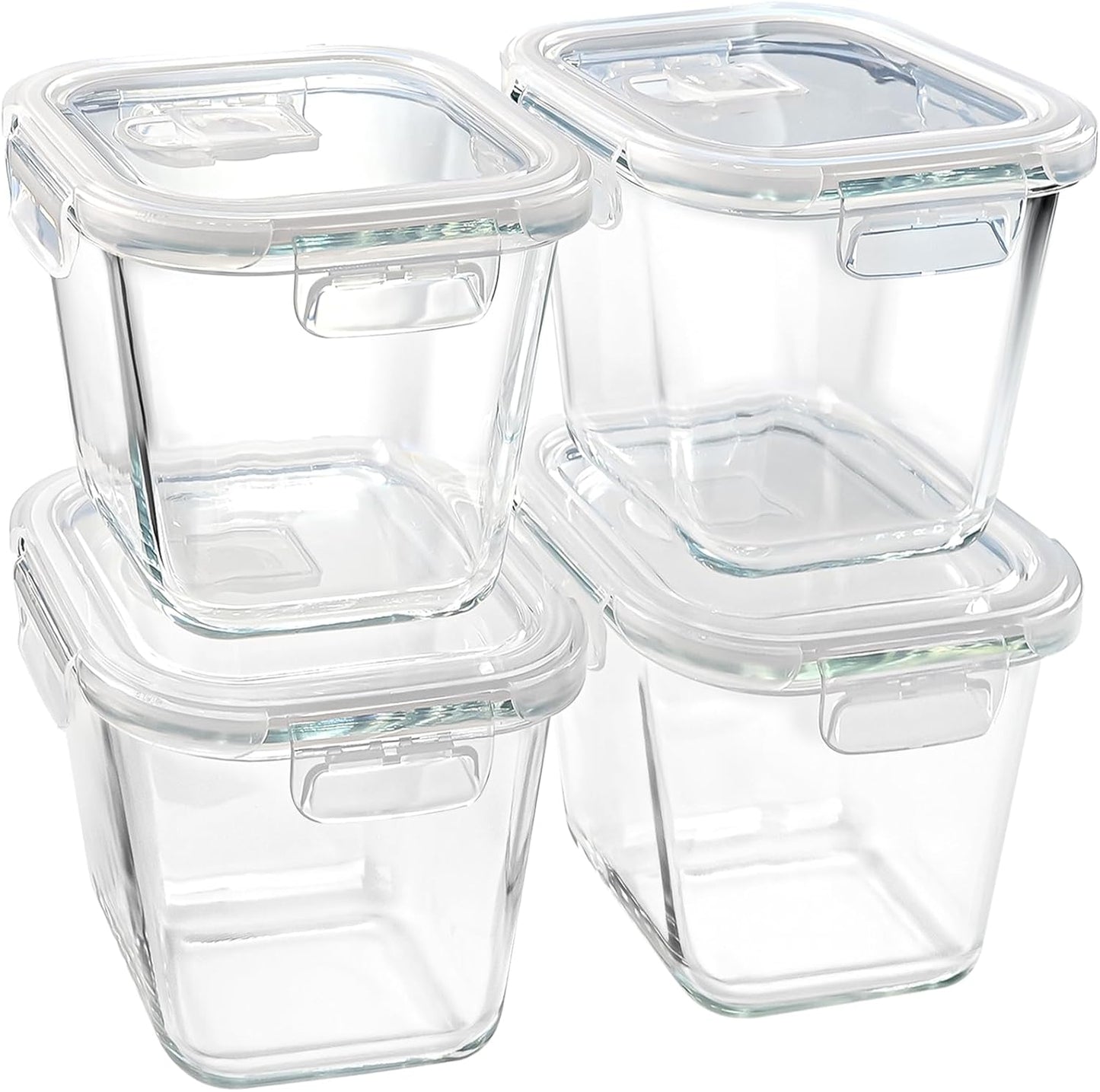 32 oz Glass Soup Containers with Lids for Meal Prep and Storage
