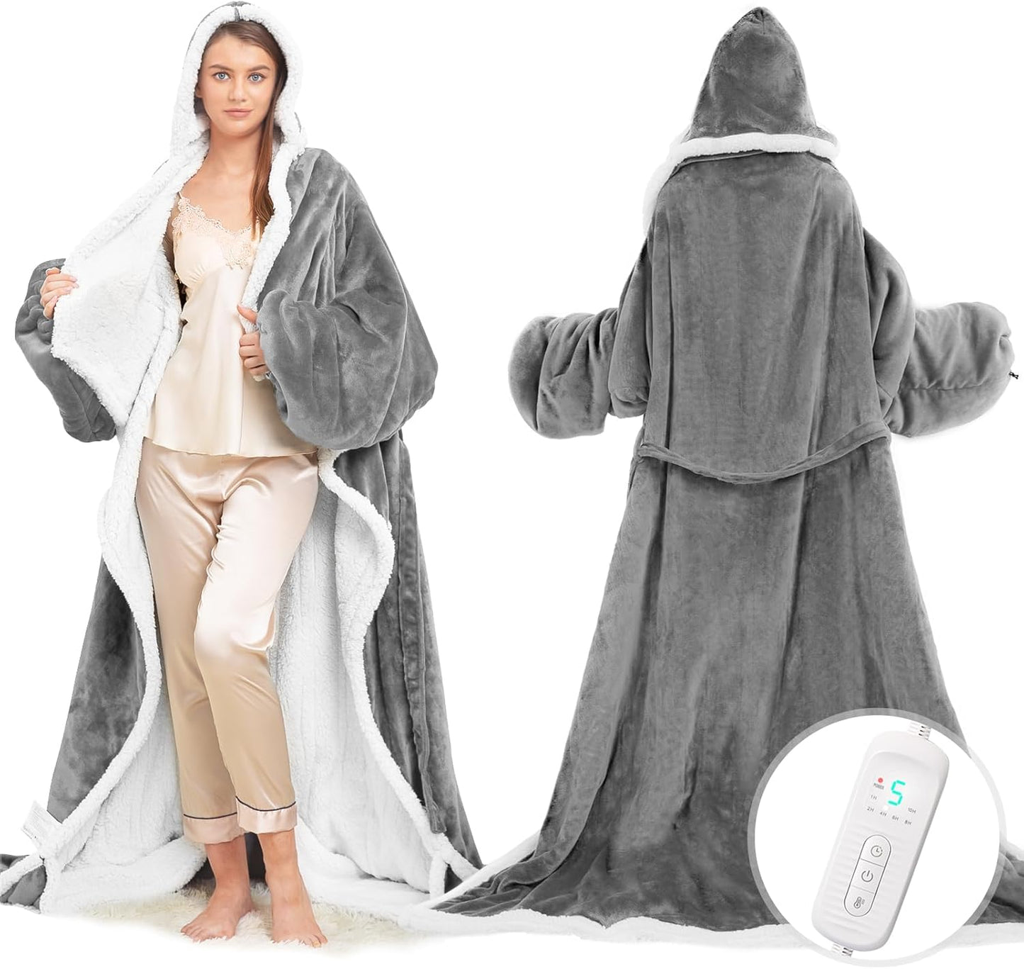 Dual-Purpose Heated Blanket: Cozy Heat & Convenience