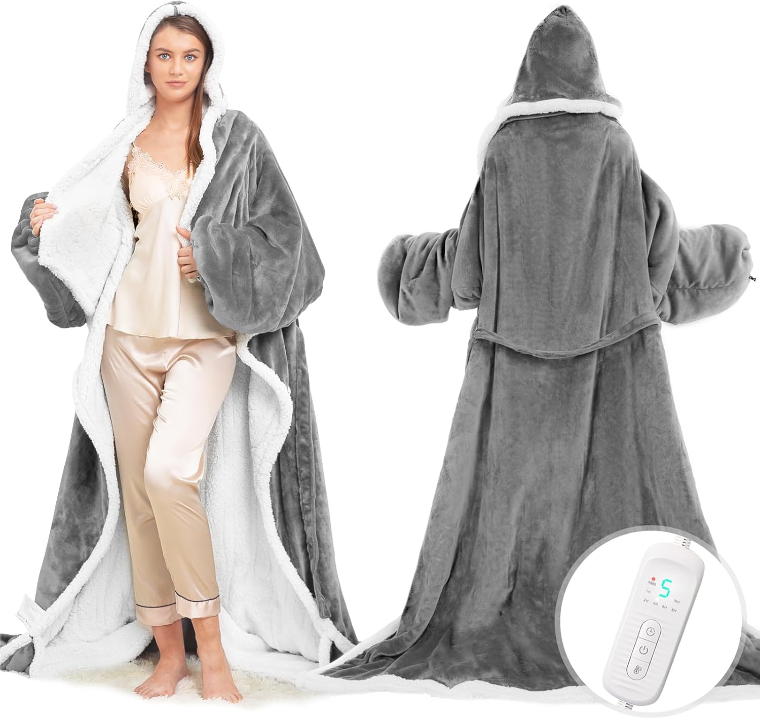 Dual-Purpose Heated Blanket: Cozy Heat & Convenience