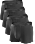 DAVID ARCHY Men's Modal Support Pouch Trunks - Ultra Soft Comfort 5