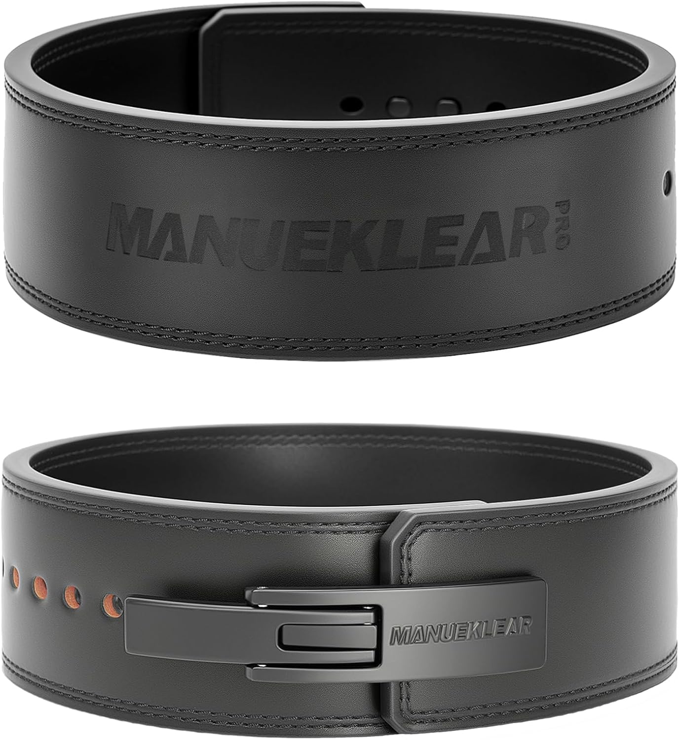 MANUEKLEAR Weight Lifting Belt for Powerlifting and Squats