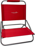 Portable Caribbean Joe Beach Chair - Red