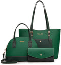 3PCS PU Leather Tote and Wallet Set for Women - Montana West