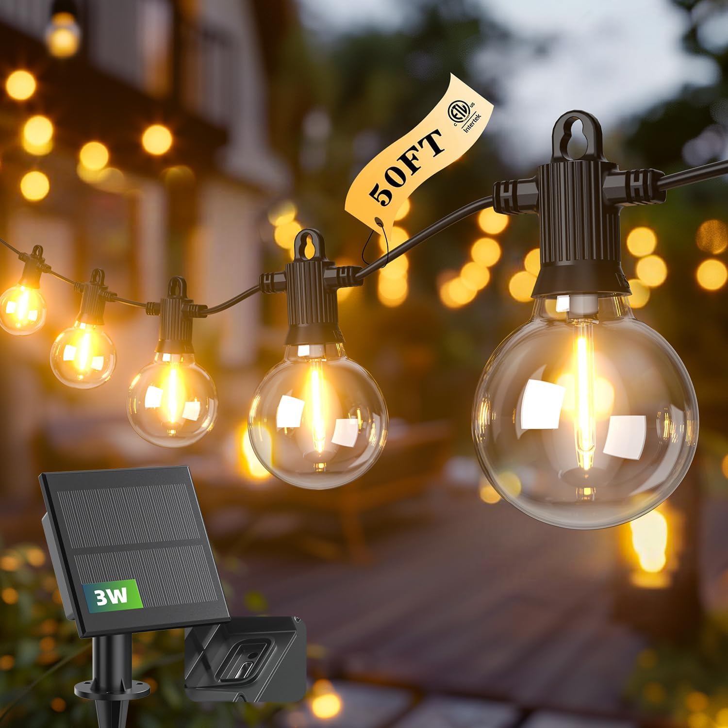 Kawaya Solar Powered String Lights for Outdoor Use and Decor