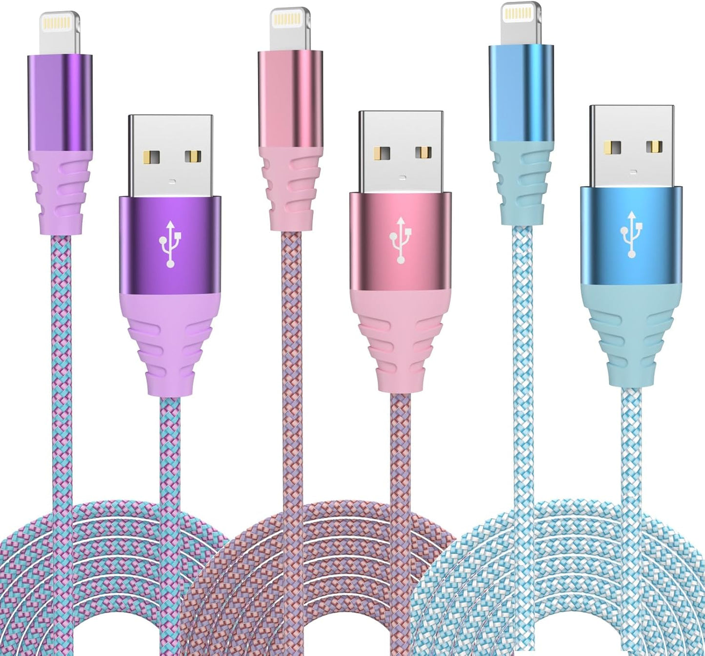Fast Charge 3pk 6FT MFi Lightning Cables <Brand>