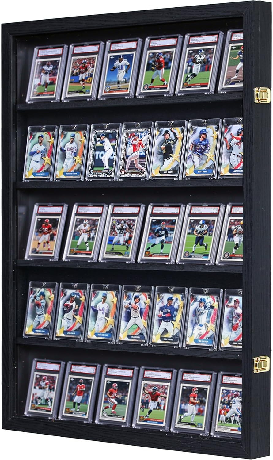 35 Baseball Card Display Case with UV Protection for Collectors